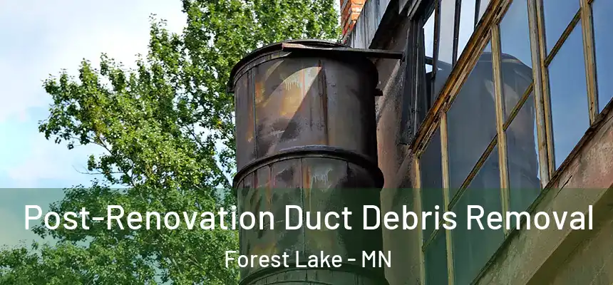  Post-Renovation Duct Debris Removal Forest Lake - MN
