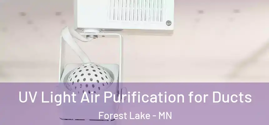  UV Light Air Purification for Ducts Forest Lake - MN
